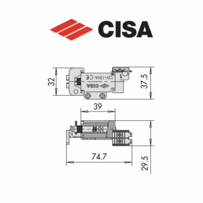 CISA 1.07025.00.0 — технічне креслення комплекту котушок
