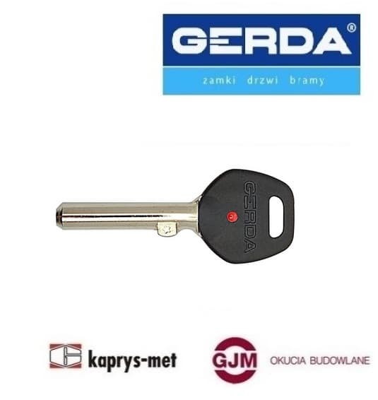 Заготовка ключа GERDA ZX GT2, 60 мм — фото заготовки