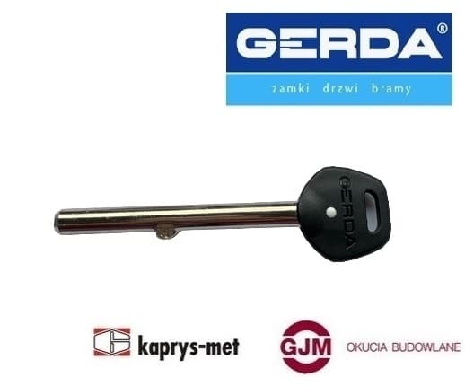 Заготовка ключа GERDA ZX GT8, 85 мм — фото заготовки