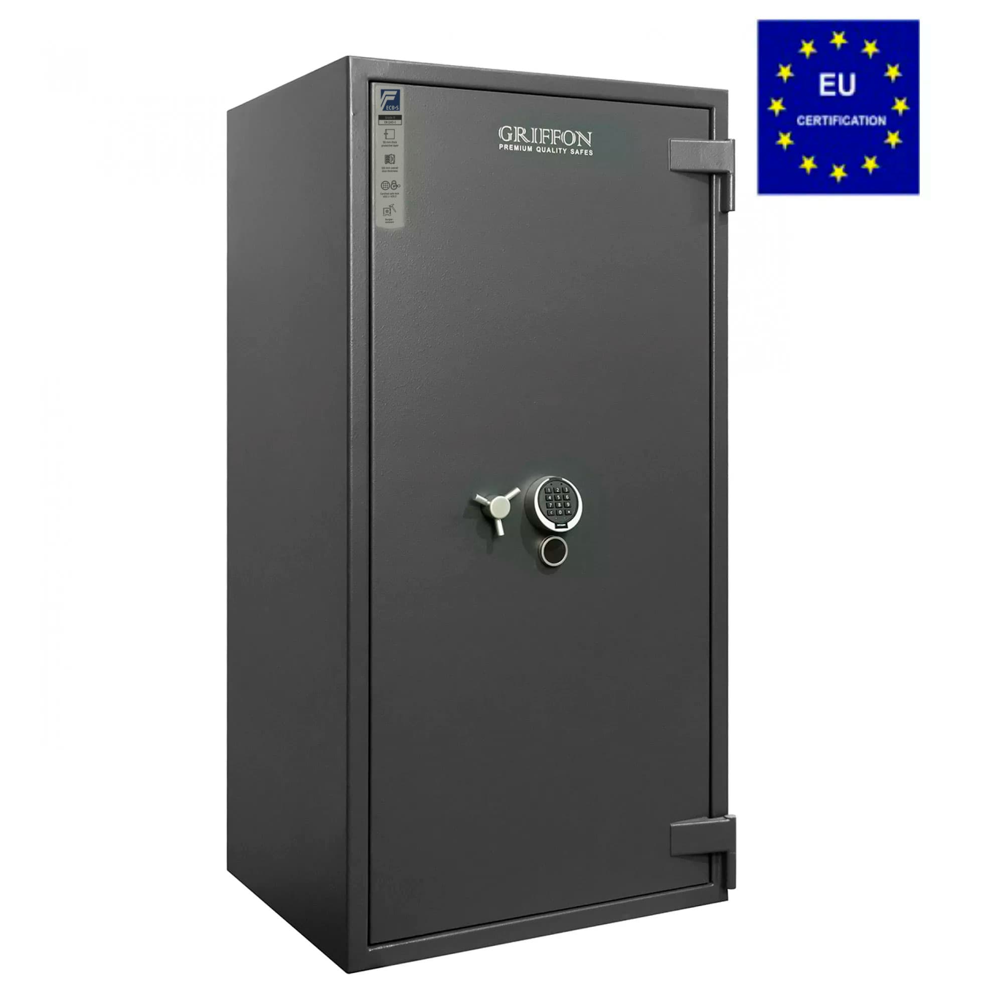 Сейф вогнезламостійкий GRIFFON CLE III.150.K.E DARK GREY