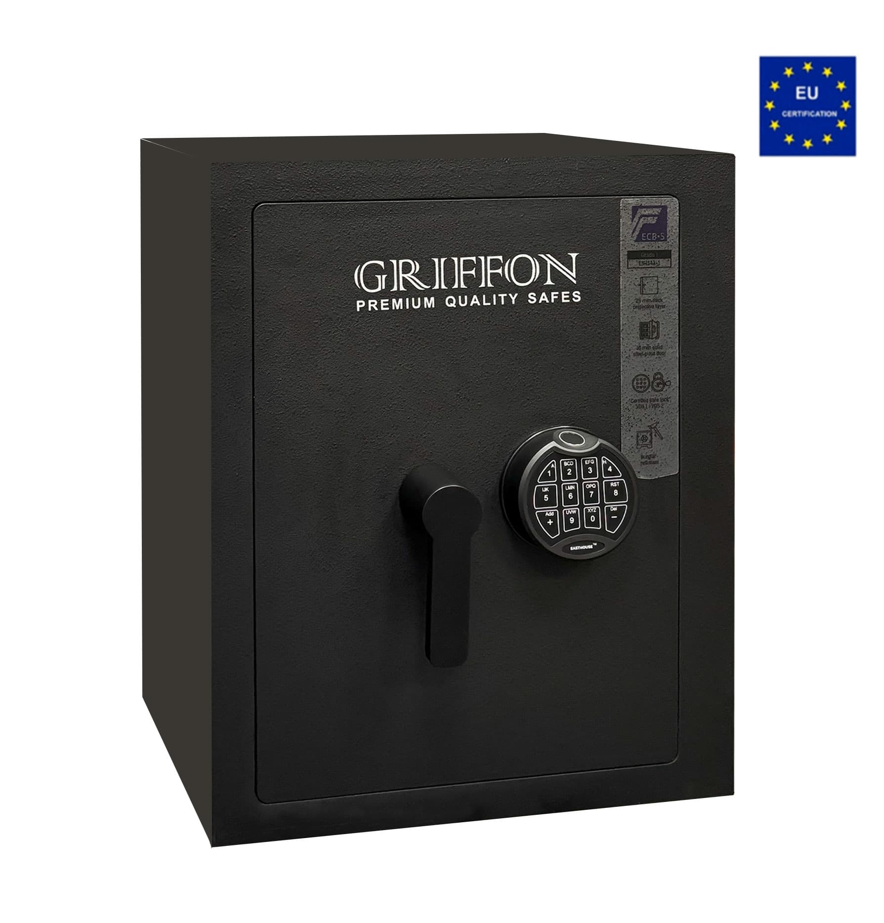 Сейф зламостійкий GRIFFON CLE I.55.FINGERPRINT BLACK
