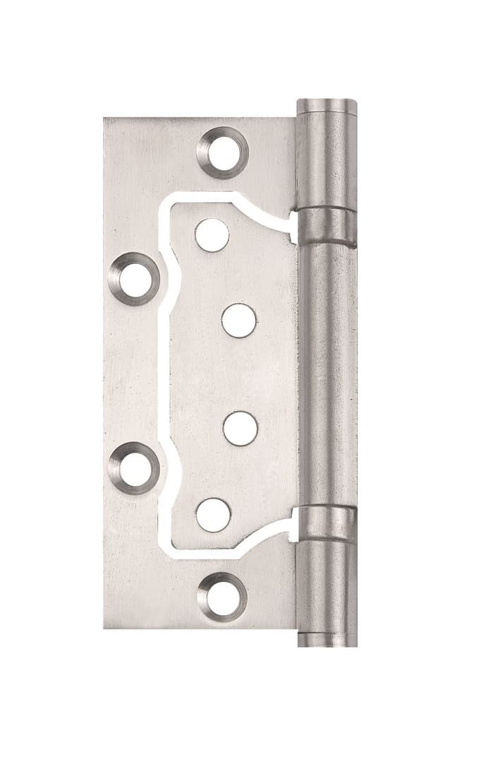 SIBA Завіса НАКЛАДНА універсальна 100 мм, нержавіюча сталь, матовий нікель SN (120) — фото 3