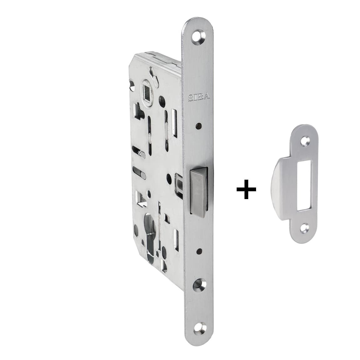SIBA Механізм безшумний PZ SB8550 (Evolution), матовий хром MSC + SP4 — фото 1