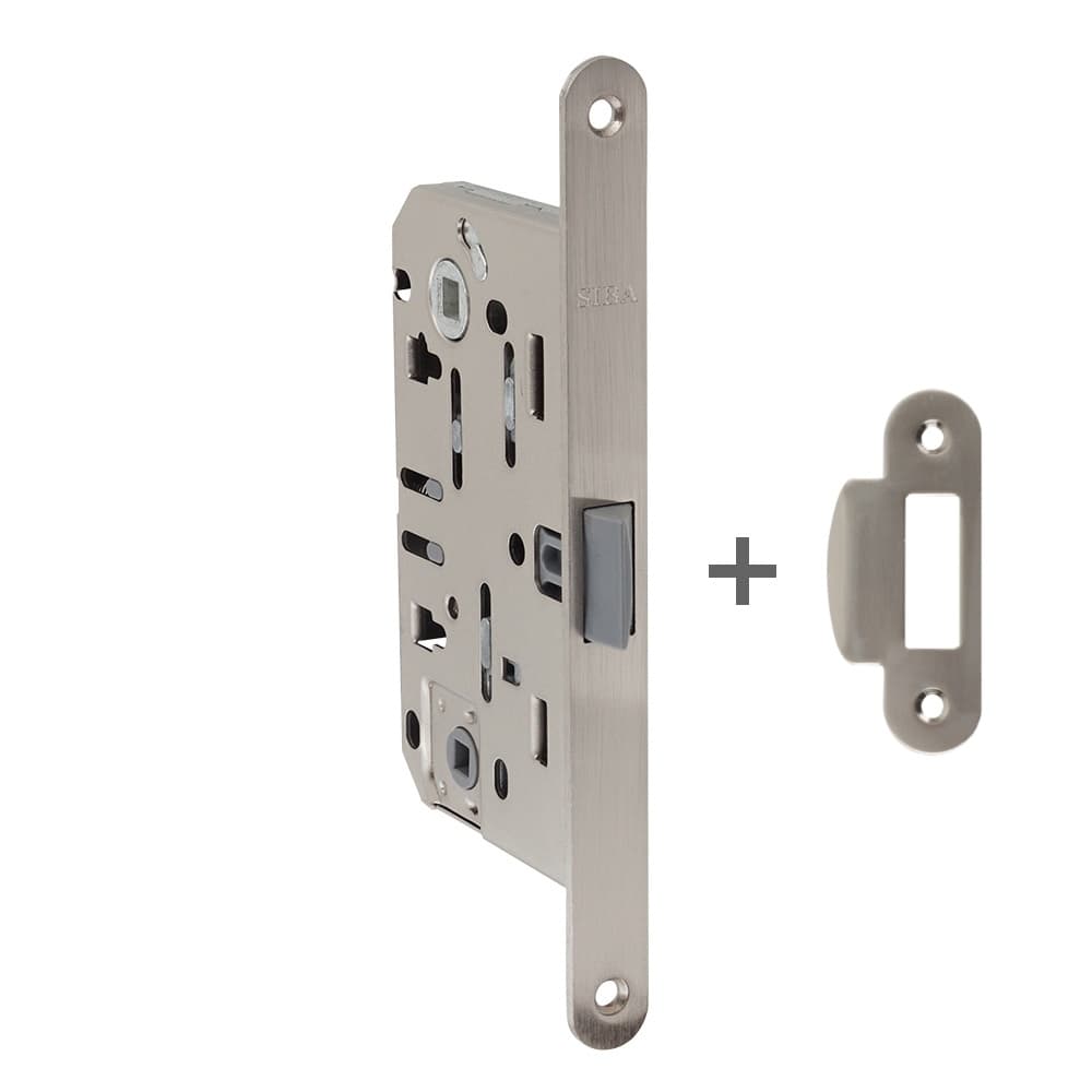 SIBA Механізм безшумний WC SB9650 (Evolution), матовий нікель SN + SP4 — фото 1