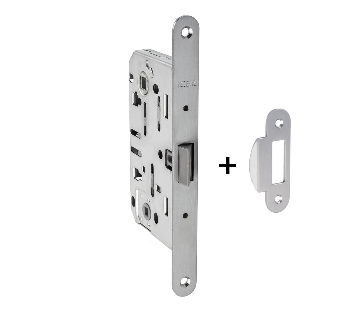 SIBA Механізм безшумний WC SB9650 (Evolution), матовий хром MSC + SP4 — фото 1