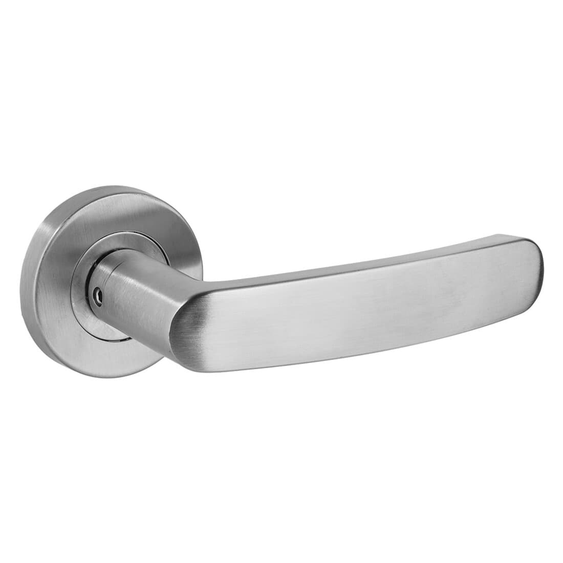 SIBA ECO Ручка дверна SAFIR з нержавіючої сталі на розетці SSR01 (22 22) — фото 1