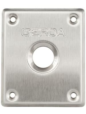 Плоска накладка GERDA ZX, нержавіюча сталь — фото виробника GERDA