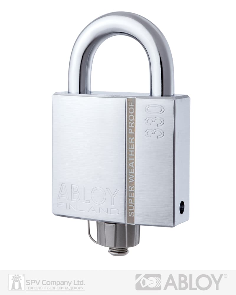 Замок навісний ABLOY PLM330 SENTRY BA66EE 2KEY STR_B NR_shackle 25мм 8мм BOX