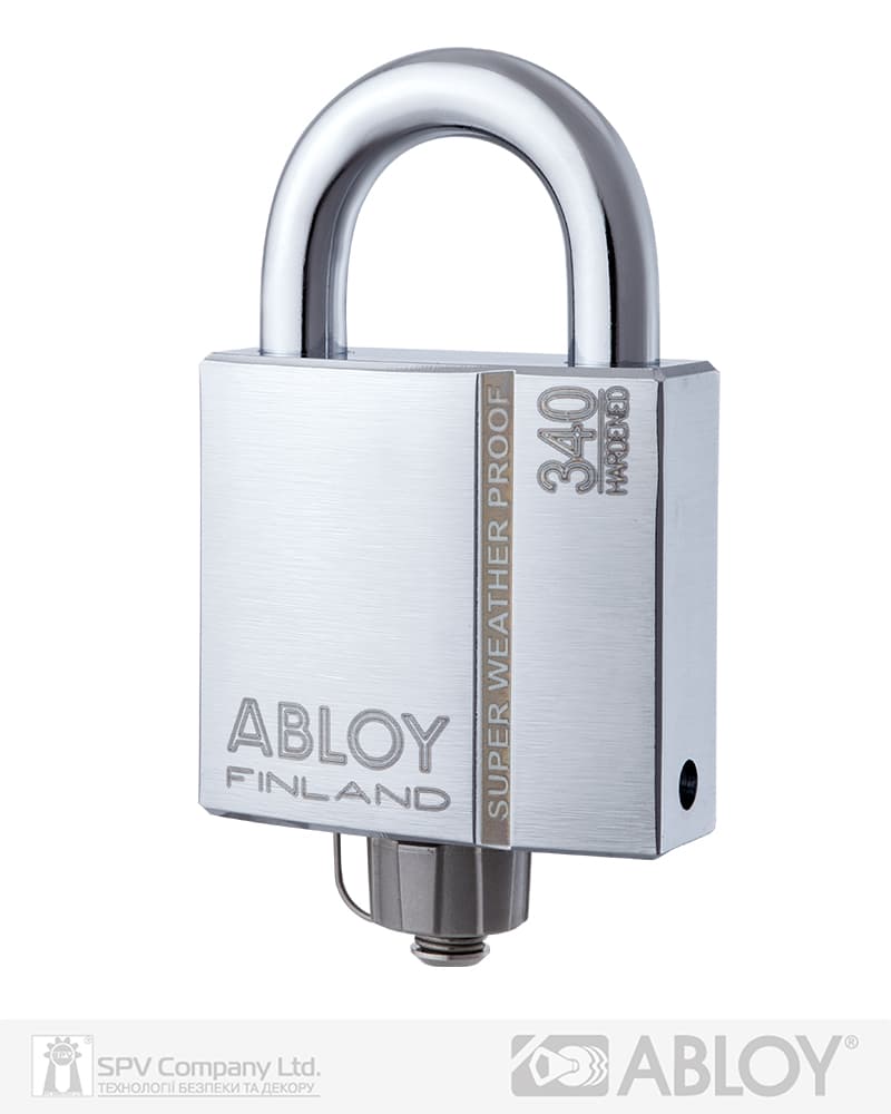 Замок навісний ABLOY PLM340 SENTRY BA66EE 2KEY STR_B NR_shackle 25мм 10мм BOX