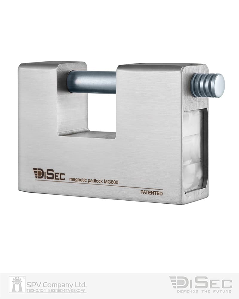Замок навісний DISEC MG600 MAGNETIC_6G KM0P20 2KEY SLID_shackle 20мм 12мм BOX