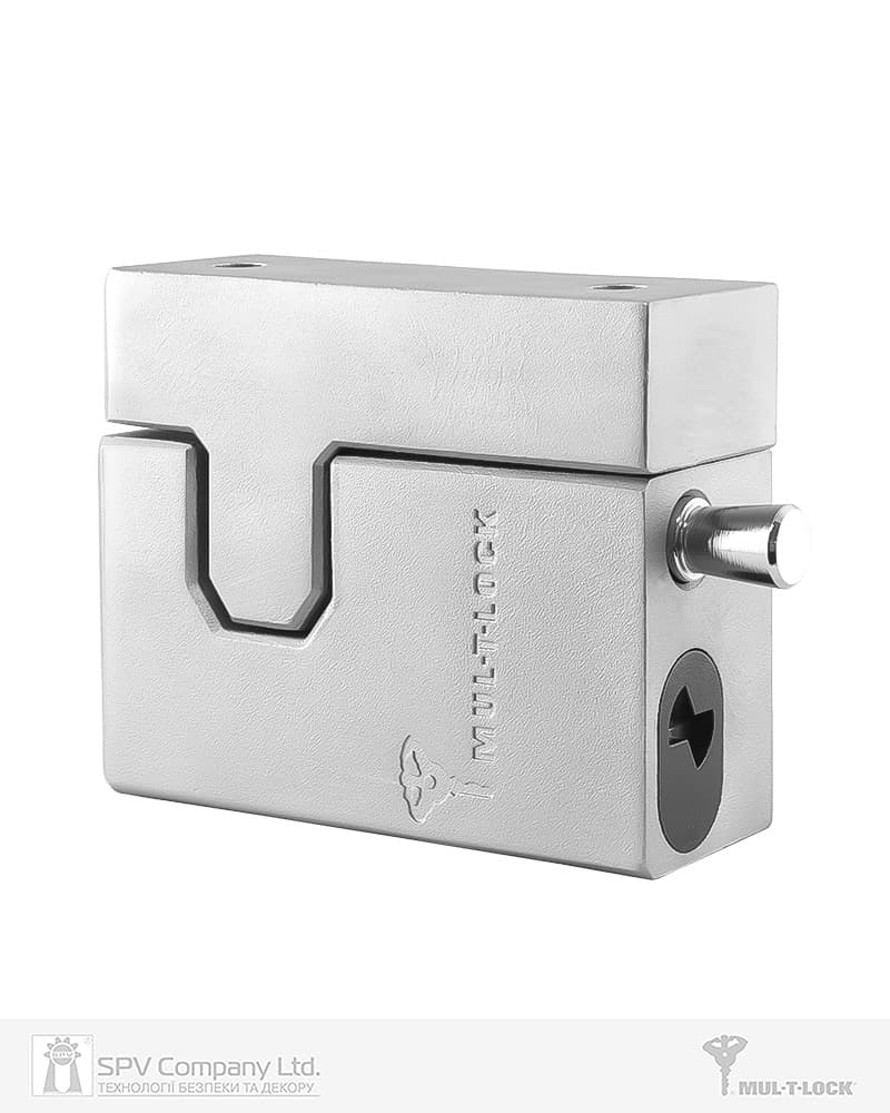 Замок навісний MUL-T-LOCK HASP LOCK DIAMOND MTL400 4867 2KEY DND3D_BLACK_INS SLID_shackle 13мм BOX_M