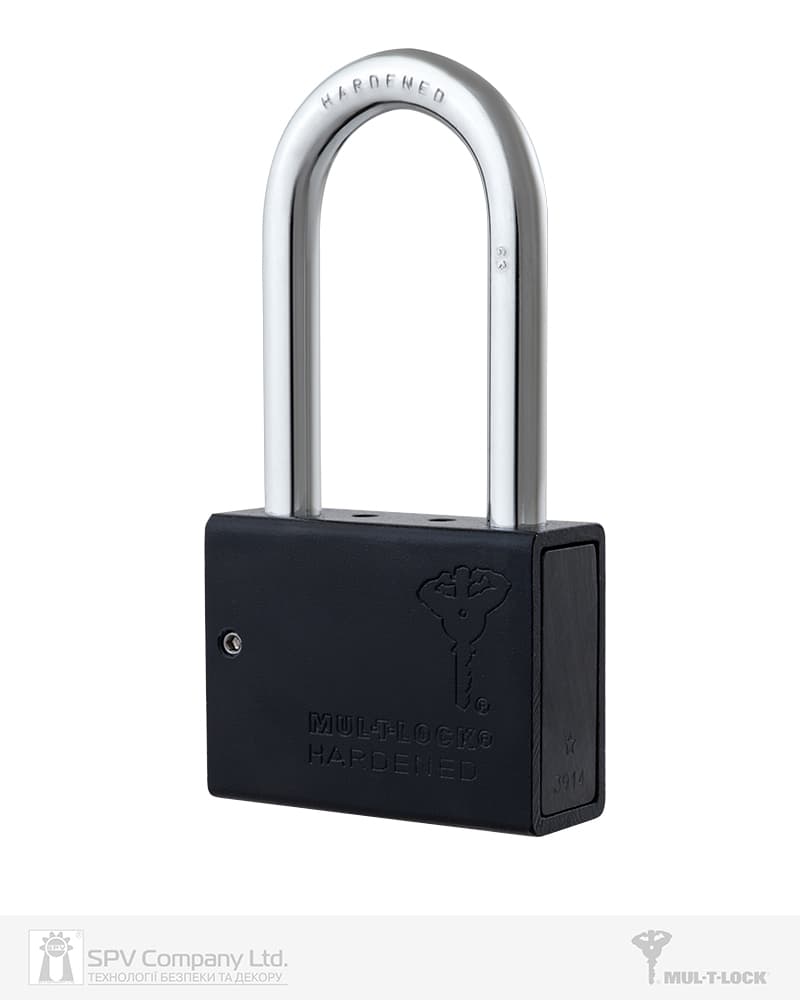 Замок навісний MUL-T-LOCK M10/C2 MTL400 4867 2KEY DND3D_PURPLE_INS R_shackle 63мм 9,5мм