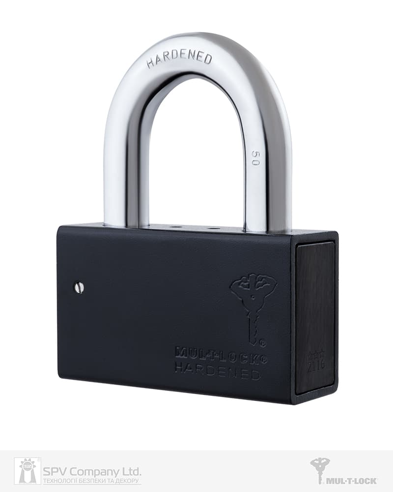 Замок навісний MUL-T-LOCK M16/C1 MTL400 4867 2KEY DND3D_PURPLE_INS R_shackle 50мм 15,8мм BOX_M