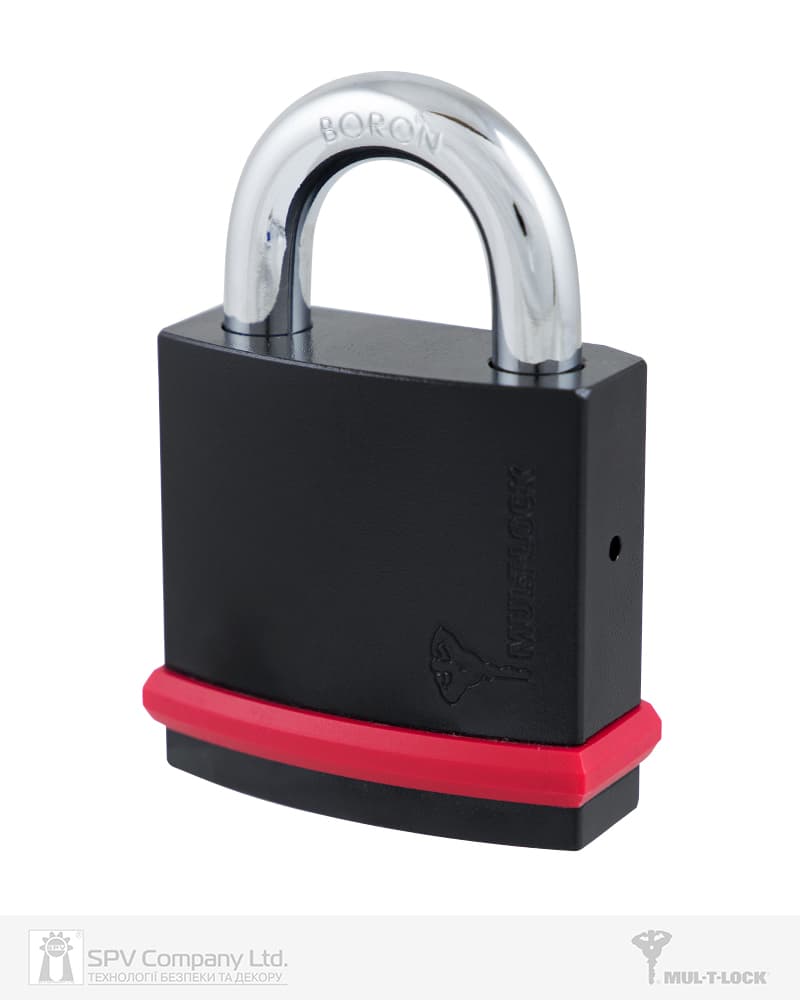 Замок навісний MUL-T-LOCK NE12L MTL600 CLIQ GAMMA LEFT M/S NR_shackle 25мм 12мм