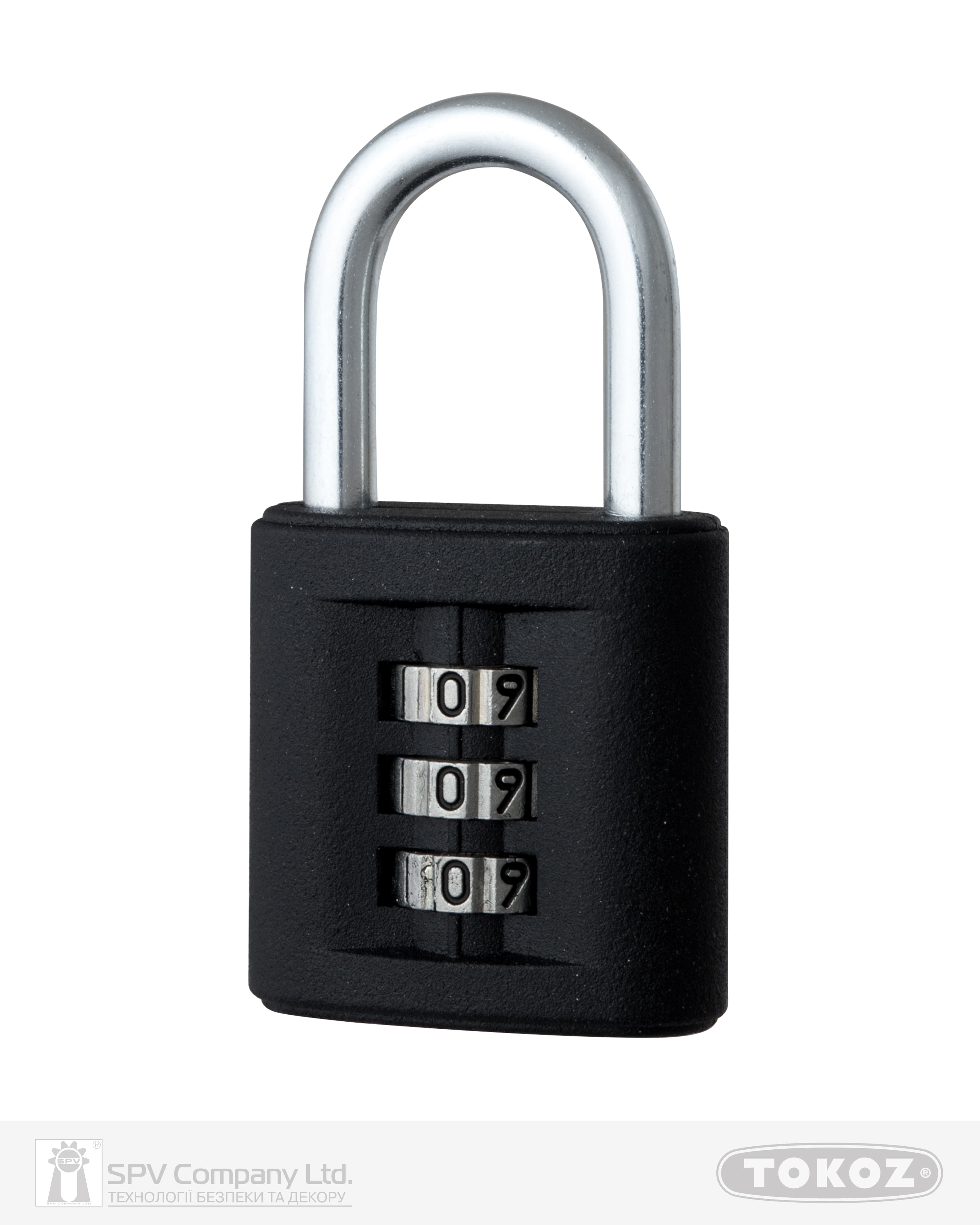 Замок навісний TOKOZ DELTA_40 CODE NR_shackle 21мм 6мм BLISTER
