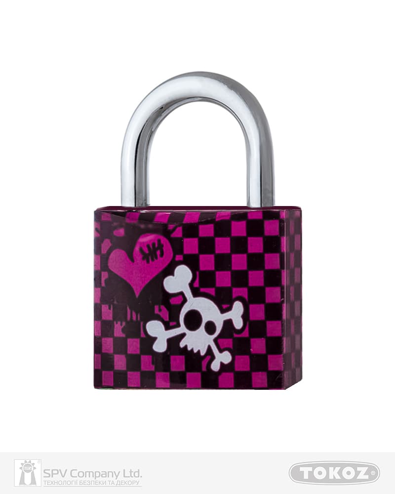 Замок навісний TOKOZ EMO_40 3KEY TK1_M NR_shackle 22мм 6,2мм