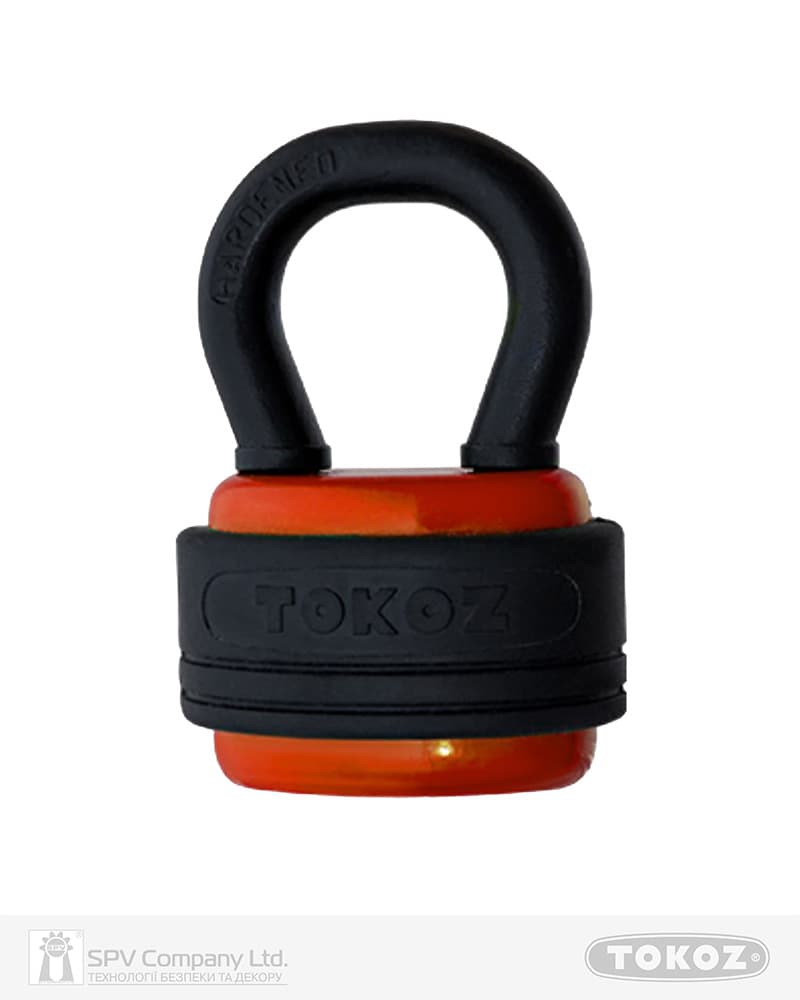 Замок навісний TOKOZ HERKULES 3KEY TK11_M R_shackle 41мм 10,5мм червоний