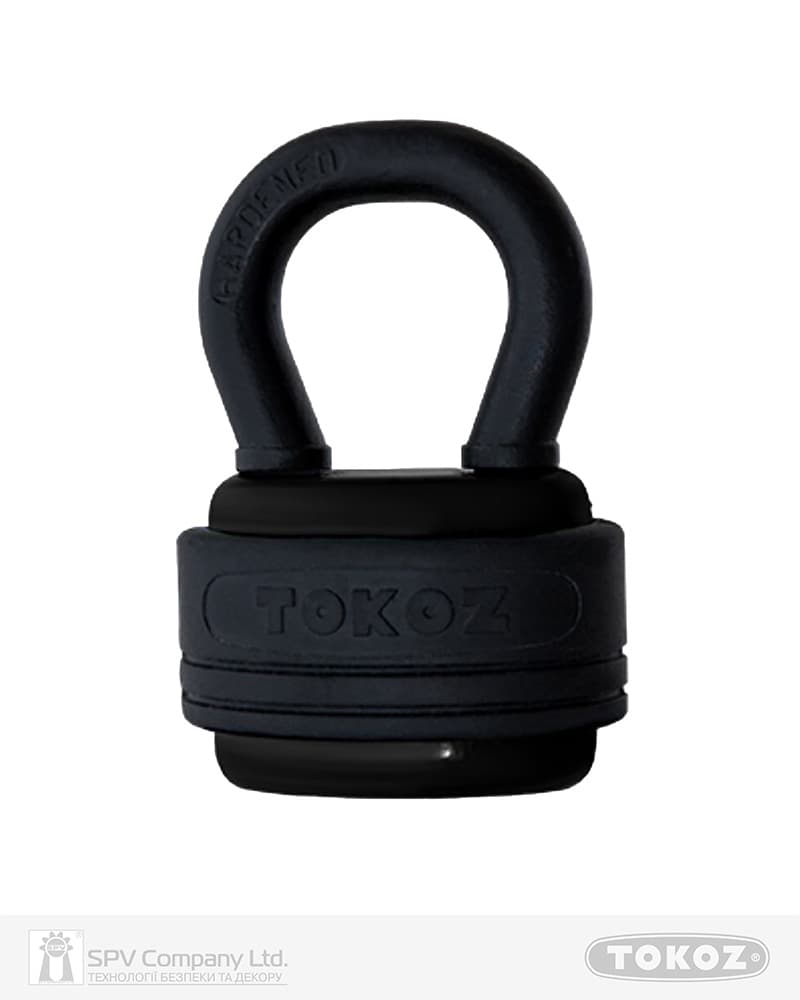 Замок навісний TOKOZ HERKULES 3KEY TK11_M R_shackle 41мм 10,5мм чорний
