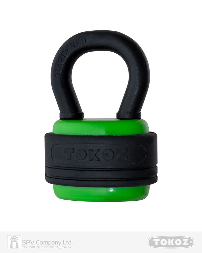 Замок навісний TOKOZ HERKULES 3KEY TK11_M R_shackle 41мм 10,5мм зелений