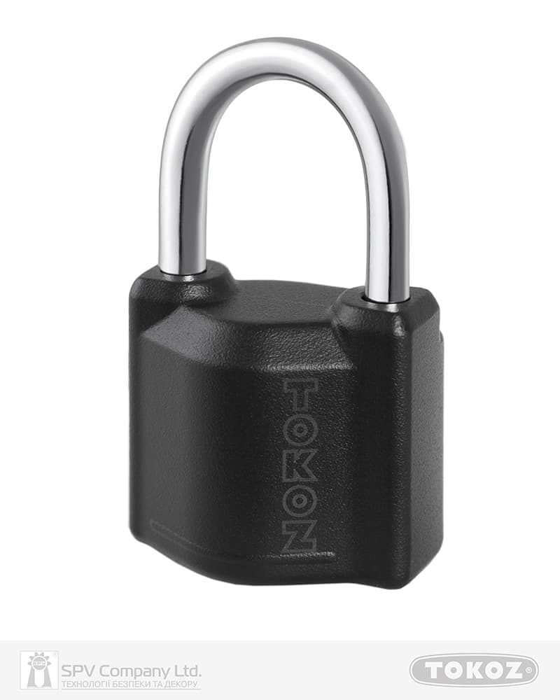 Замок навісний TOKOZ OMEGA_50 w/o keys NR_shackle 40,5мм 8мм BLISTER без циліндру