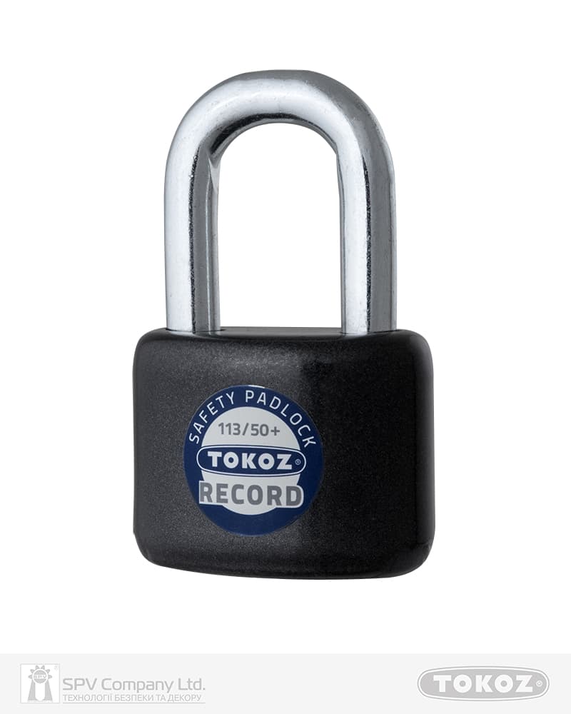 Замок навісний TOKOZ RECORD_113/50+ O/K R_shackle 32,9мм 9мм