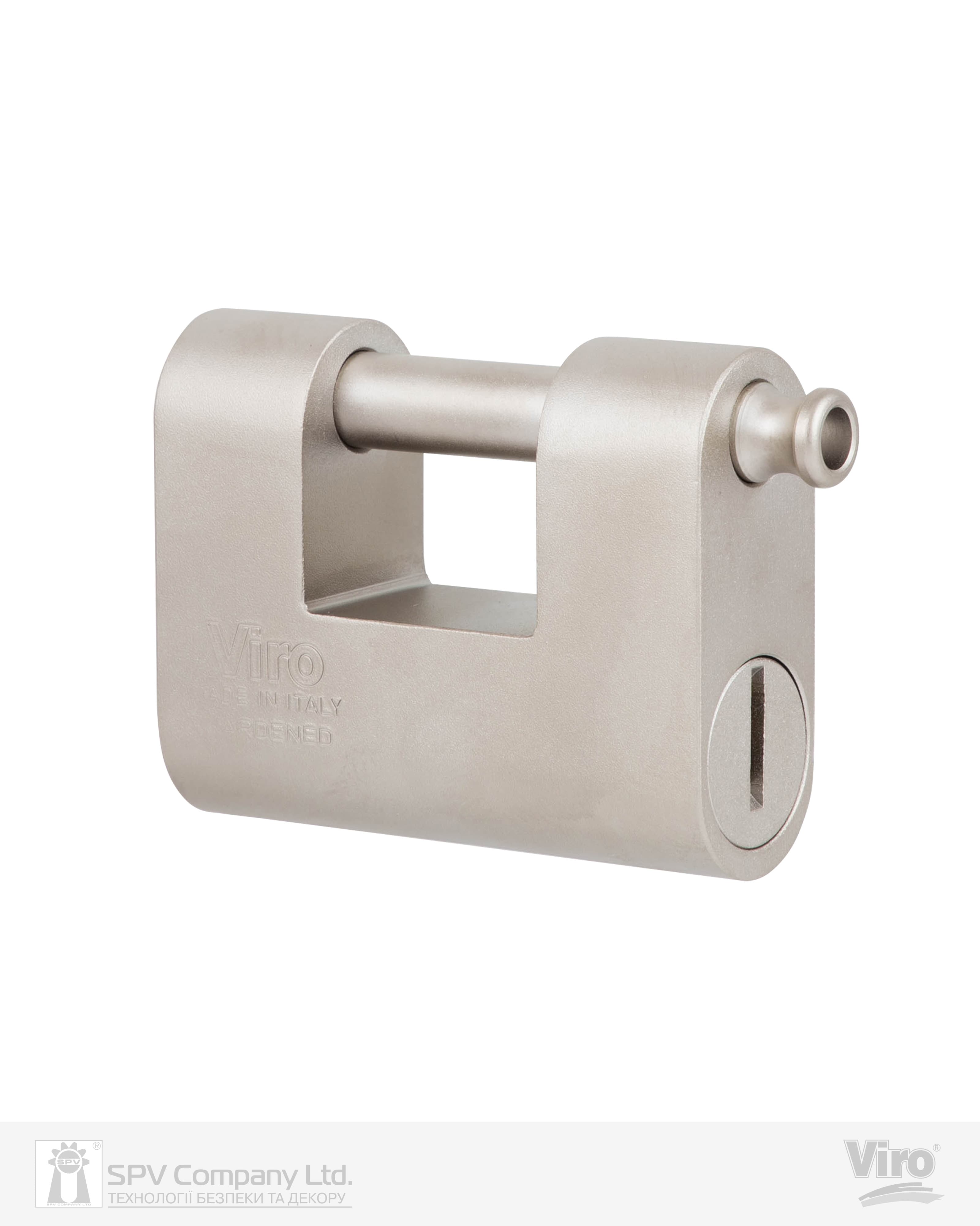 Замок навісний VIRO MONOLITH 4144 3KEY 20,5мм SLID_shackle 13мм BOX key profile patented