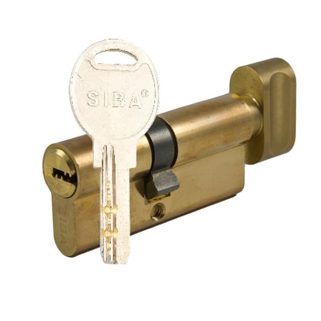 SIBA Циліндр 70 мм (40/30Т) кл-пов 5 кл. жовтий 12170/BT