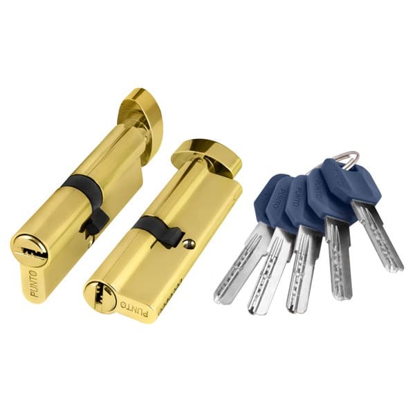 Циліндровий механізм PUNTO Z4002Knob60(25+10+25) PB