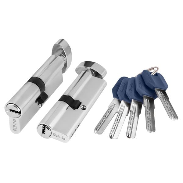 Циліндровий механізм PUNTO Z4002Knob60(25+10+25) CP