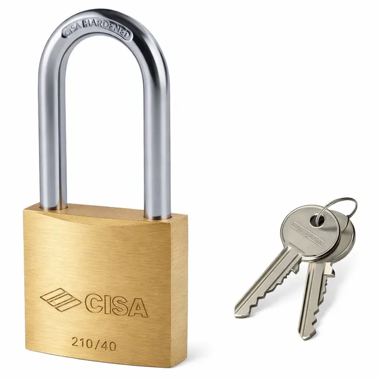 Замок навісний латунний CISA 20010.40, 40 мм