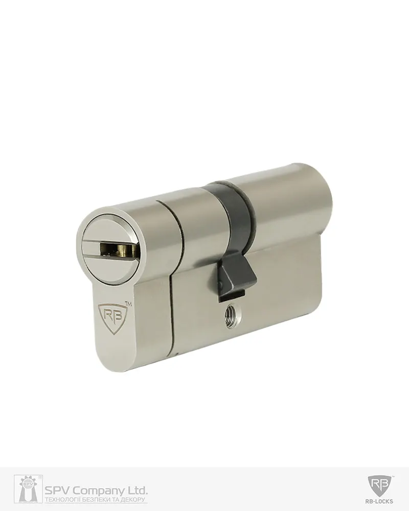 Циліндр RB D7R 80 мм (35×45) ключ-ключ, матовий хром