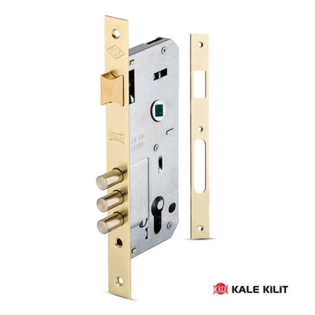Корпус замка врізний Kale 152 3MR (PB)
