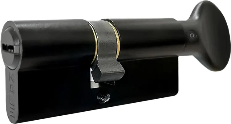 Циліндр KALE BM 90 мм (40×10×40) ключ-тумблер, чорний