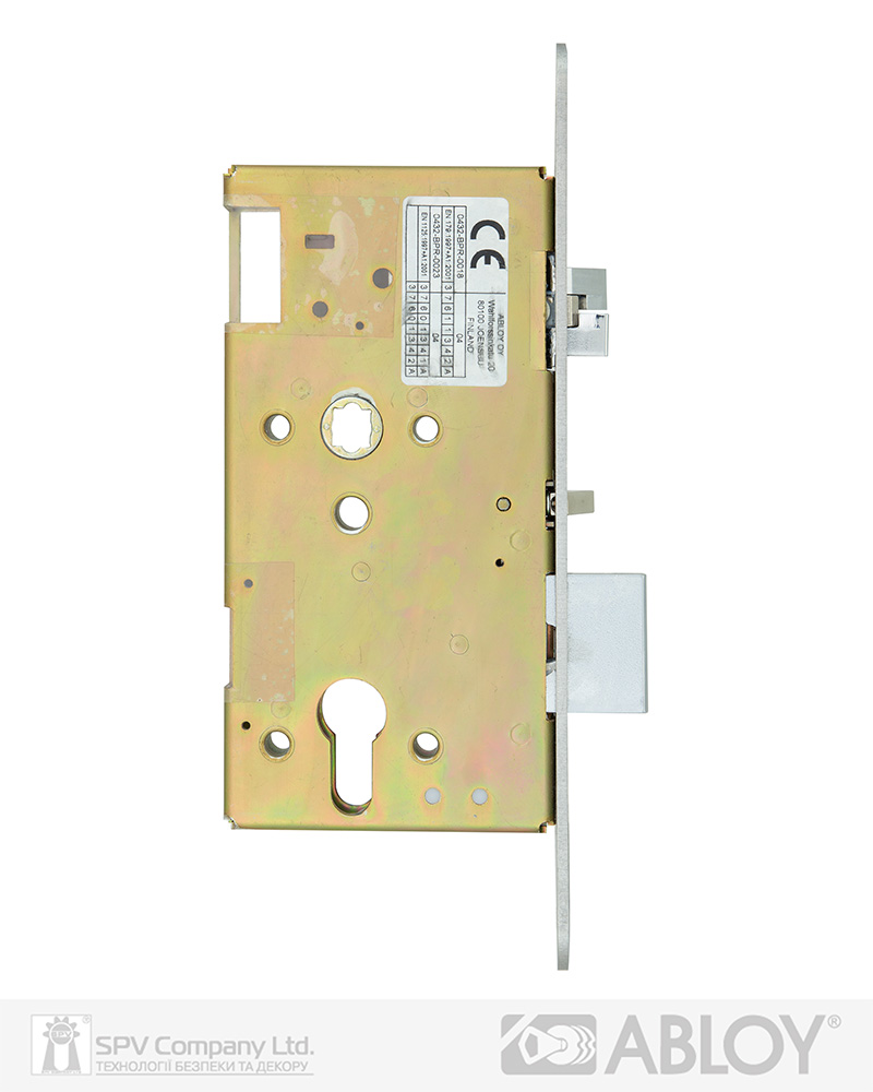 Замок механічний ABLOY врізний EL 160 1 Locking BS55мм 72мм 8х9мм PANIC FUNCTION EI — фото 2