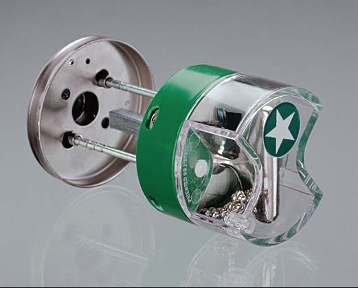 Кнопка виходу ABLOY 6168 CR кріплення наскрізь, щиток зовні — фото 2