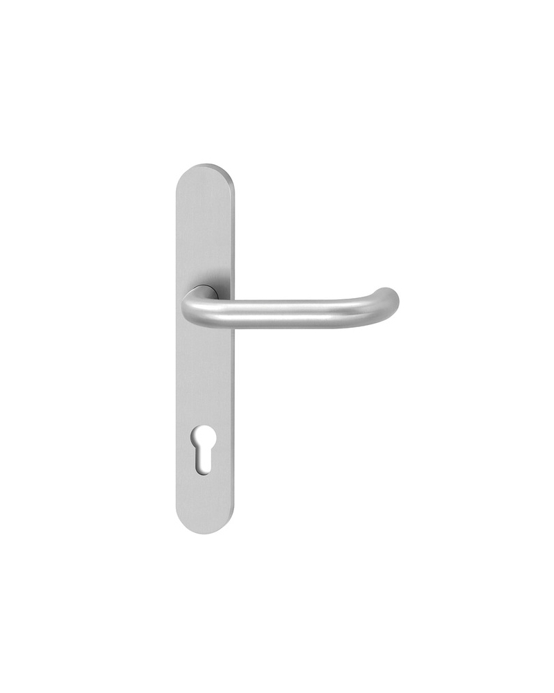 Ручка дверна ASSA ABLOY H63302150900000 fix-mov PZ PLATE 92мм Нерж.сталь мат накладне U-handle NEREZ MAT Комплект