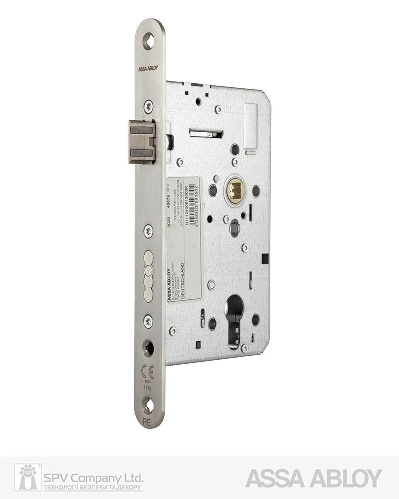Замок ASSA ABLOY для активної стулки врізний N1112400913000K 1 Locking BS65мм 72мм I 9x9мм UNIV PANIC FUNCTION E