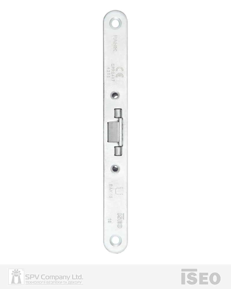 Замок ISEO врізний 214140654 1 Locking BS65мм 72мм 9x9мм Zinc PANIC FUNCTION E — фото 4