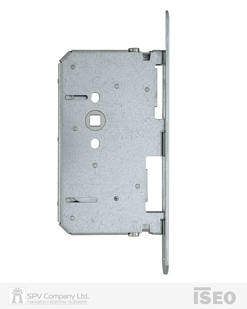 Замок ISEO для пасивної стулки врізний 2D70016514 BS65мм 9x9мм Zinc RIGHT — фото 4