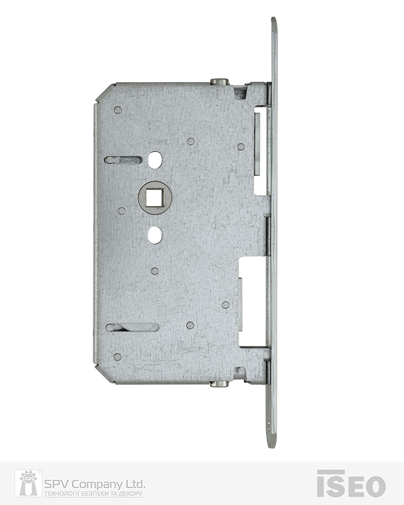 Замок ISEO для пасивної стулки врізний 2D70016524 BS65мм 9x9мм Zinc LEFT — фото 4