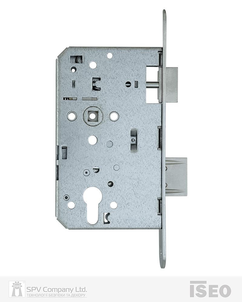 Замок ISEO врізний 2DB1116524.4 1 Locking BS65мм 72мм 9x9мм Zinc LEFT відкривання назовн, PANIC FUNCTION B — фото 4