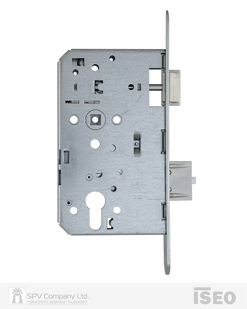 Замок ISEO для активної стулки врізний 2DB1216514.4 1 Locking BS65мм 72мм 9x9мм Zinc RIGHT відкривання назовн, PANIC FUNCTION B — фото 4
