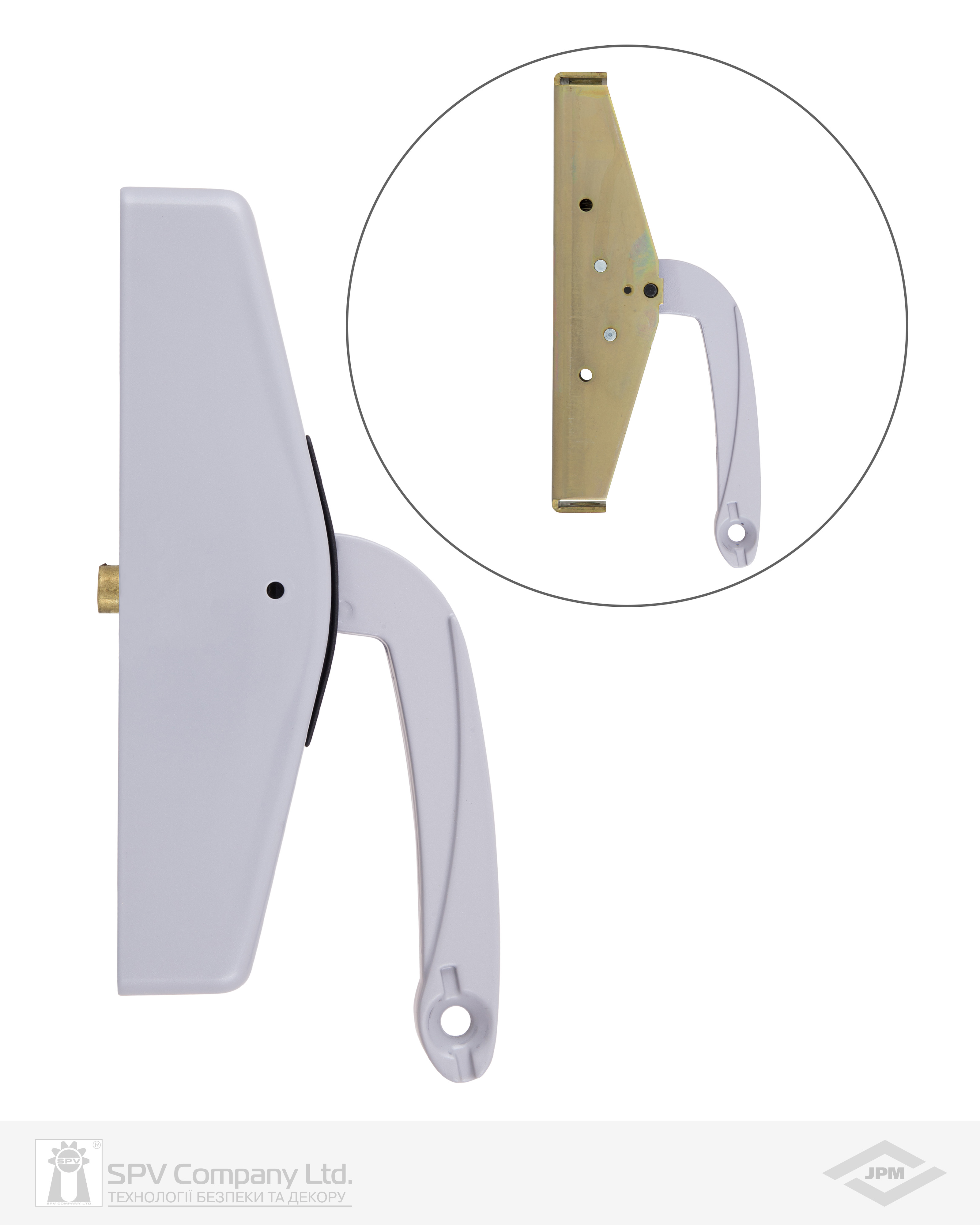 Замок JPM для евакуаційного виходу накладний 890100-01-2-Z 1 Locking P 850мм Cross bar 89 Rim latch — фото 6