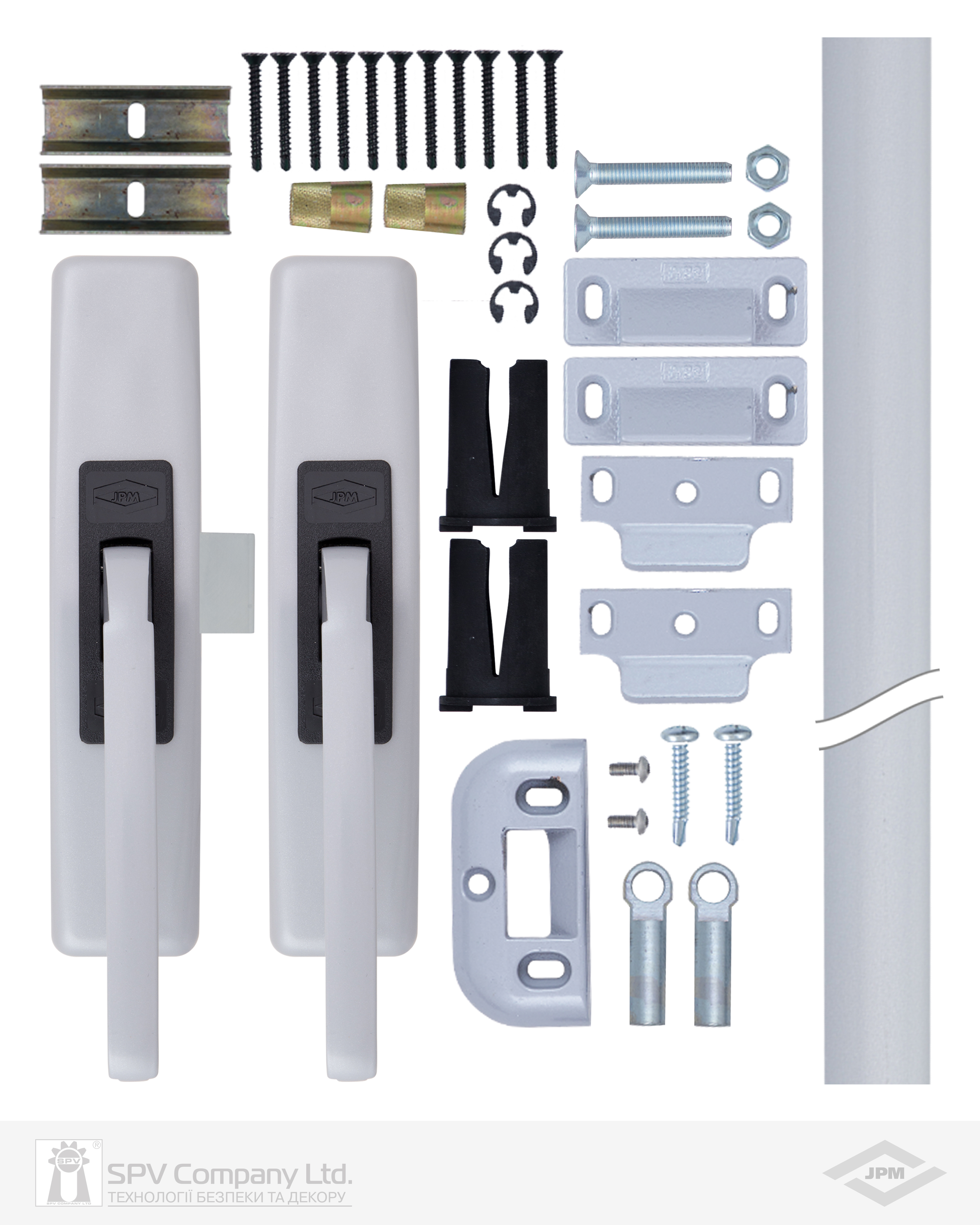 Замок JPM для евакуаційного виходу накладний 890100-01-2-Z 1 Locking P 850мм Cross bar 89 Rim latch — фото 9