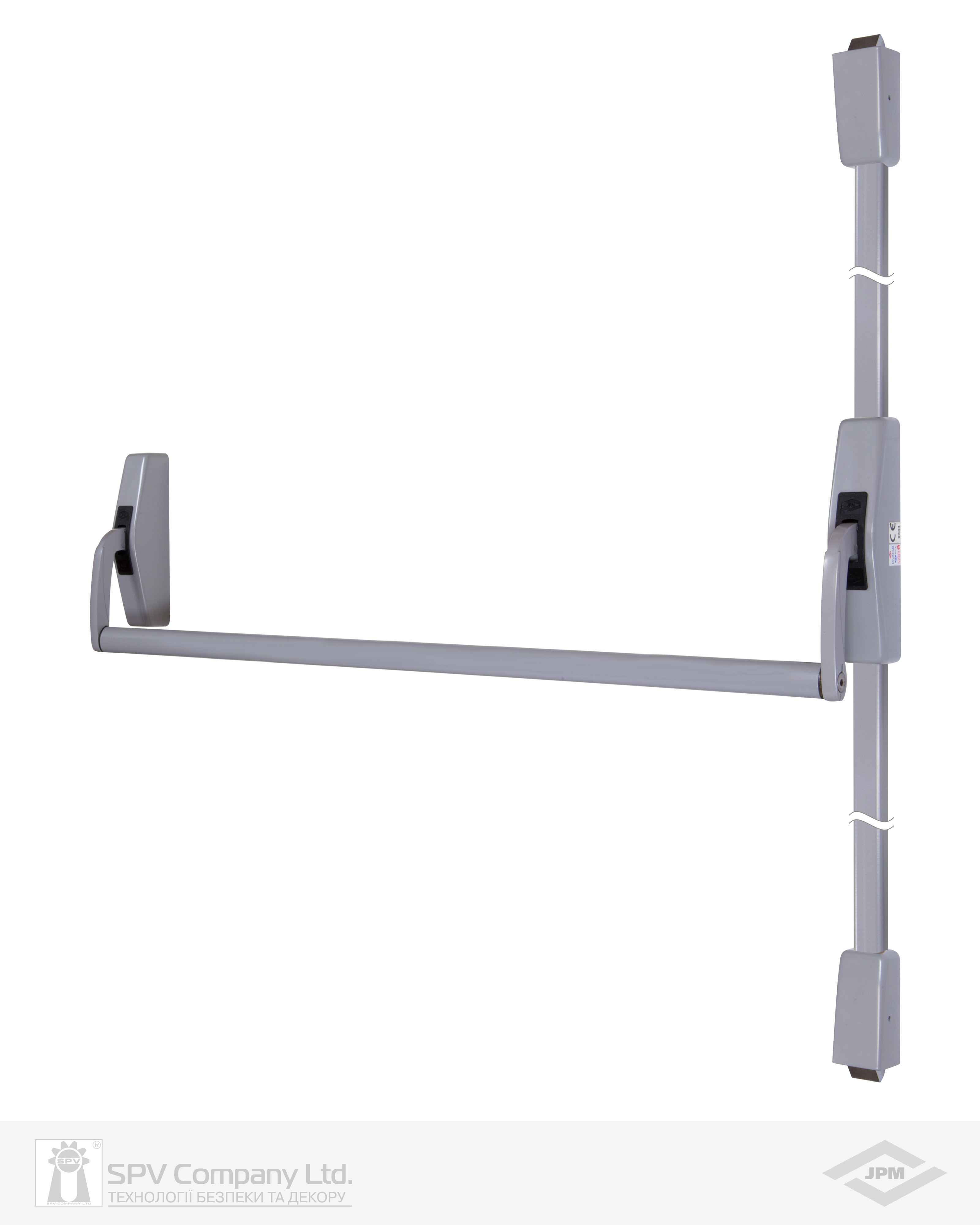 Замок JPM для евакуаційного виходу накладний 890200-01-0-Z 2 Locking P 850мм Cross bar 89 Rim latch