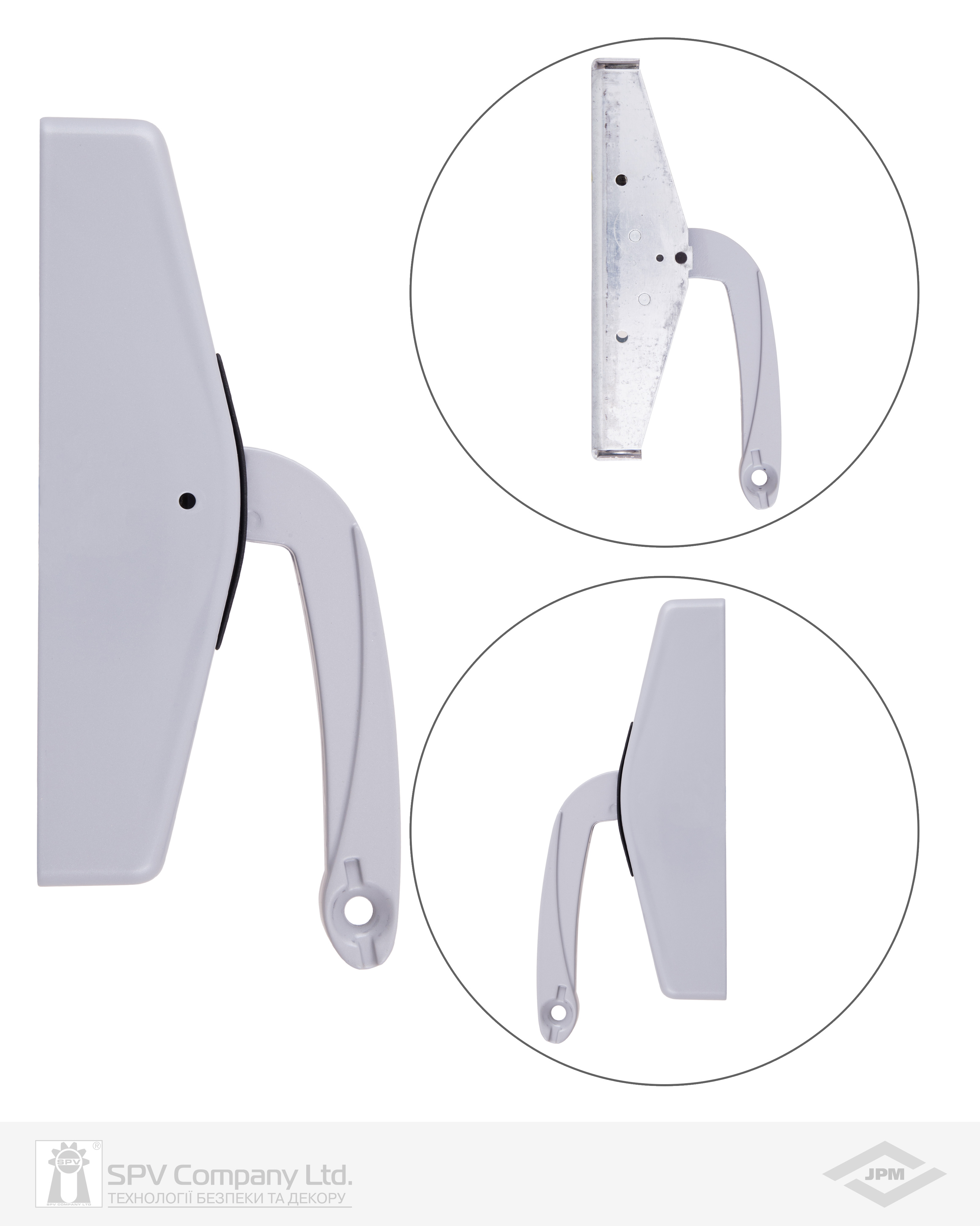 Замок JPM для евакуаційного виходу накладний 890200-01-0-Z 2 Locking P 850мм Cross bar 89 Rim latch — фото 5