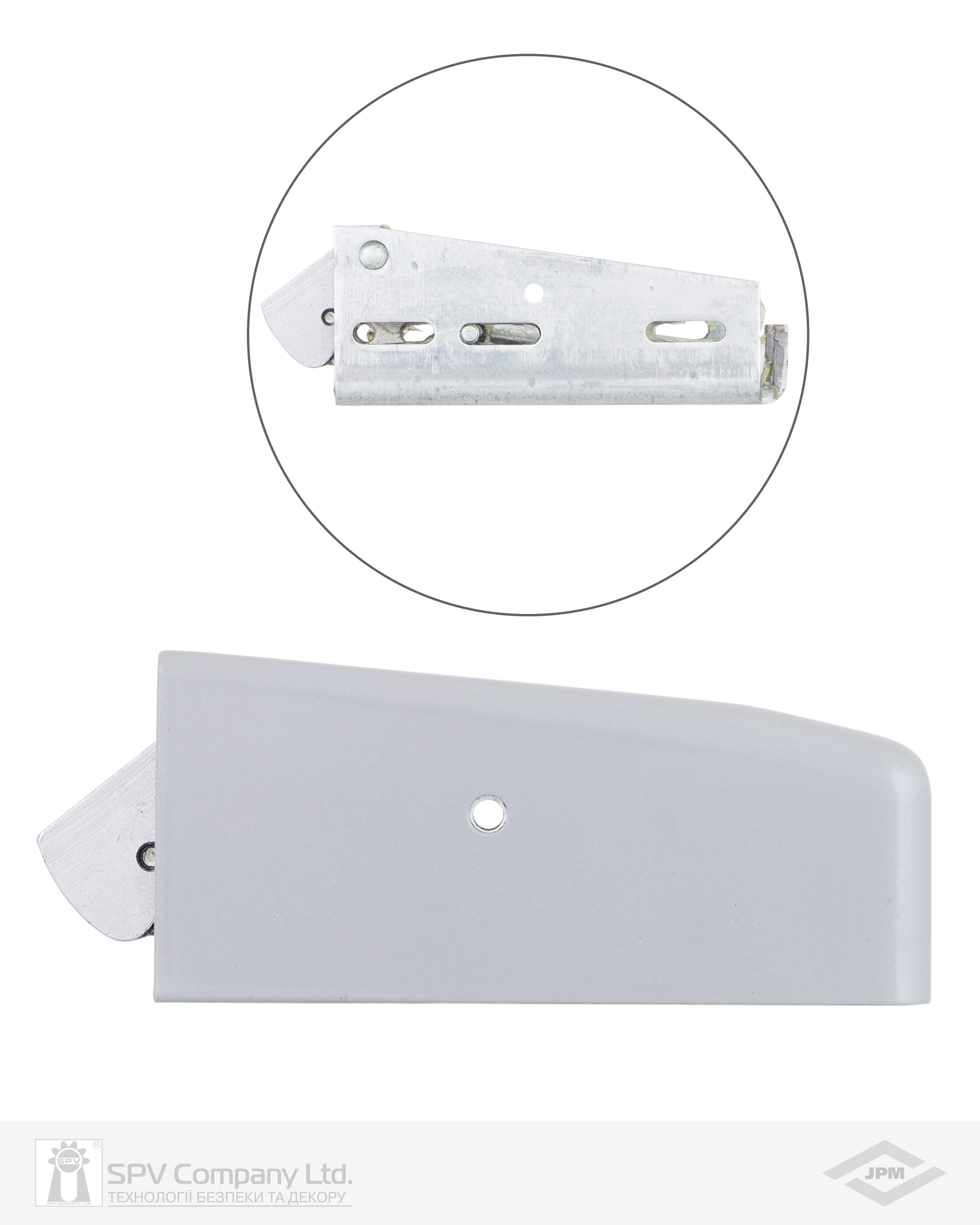 Замок JPM для евакуаційного виходу накладний 890200-01-0-Z 2 Locking P 850мм Cross bar 89 Rim latch — фото 8