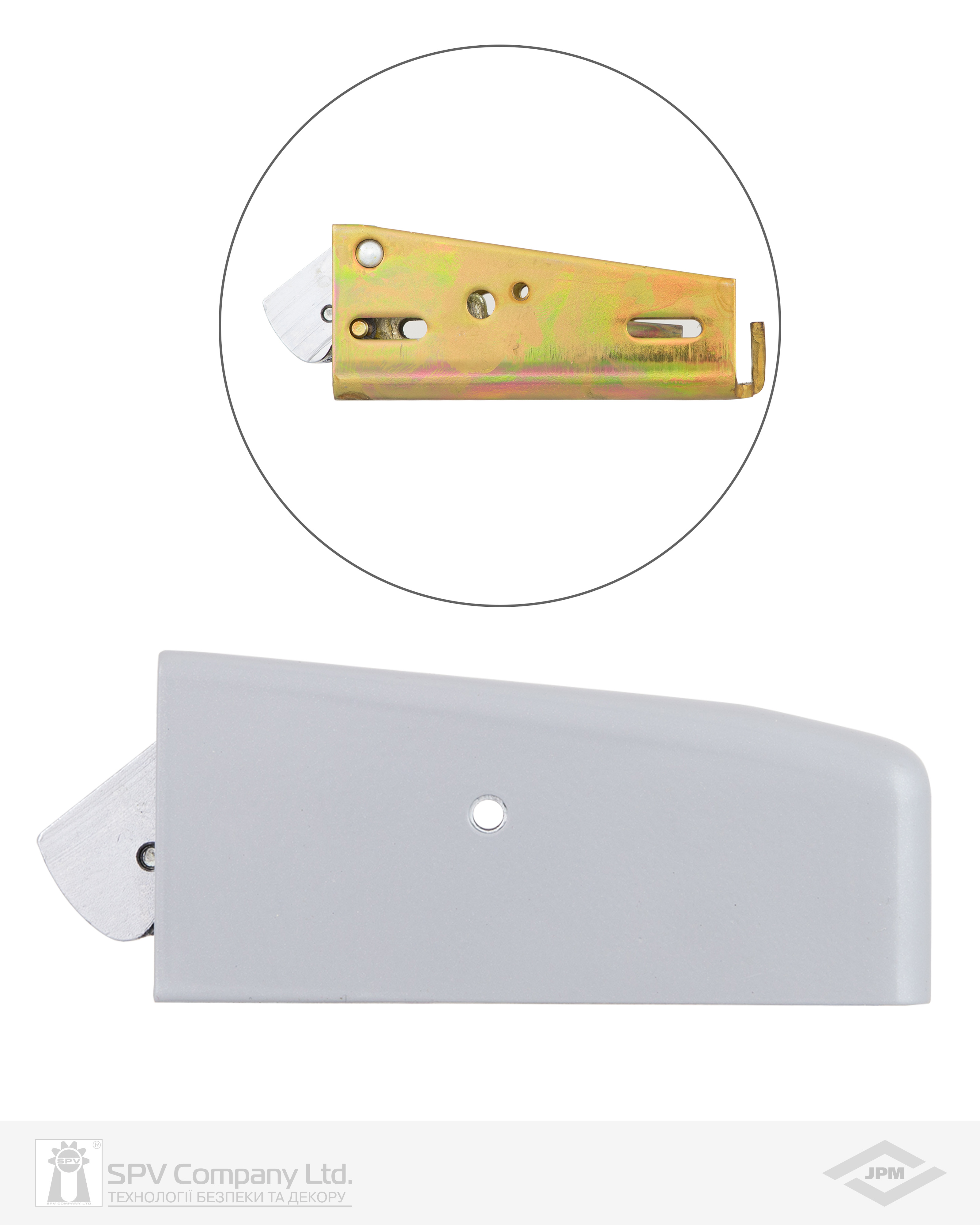 Замок JPM для евакуаційного виходу накладний 890300-01-2-Z 3 Locking P 850мм Cross bar 89 Rim latch — фото 9