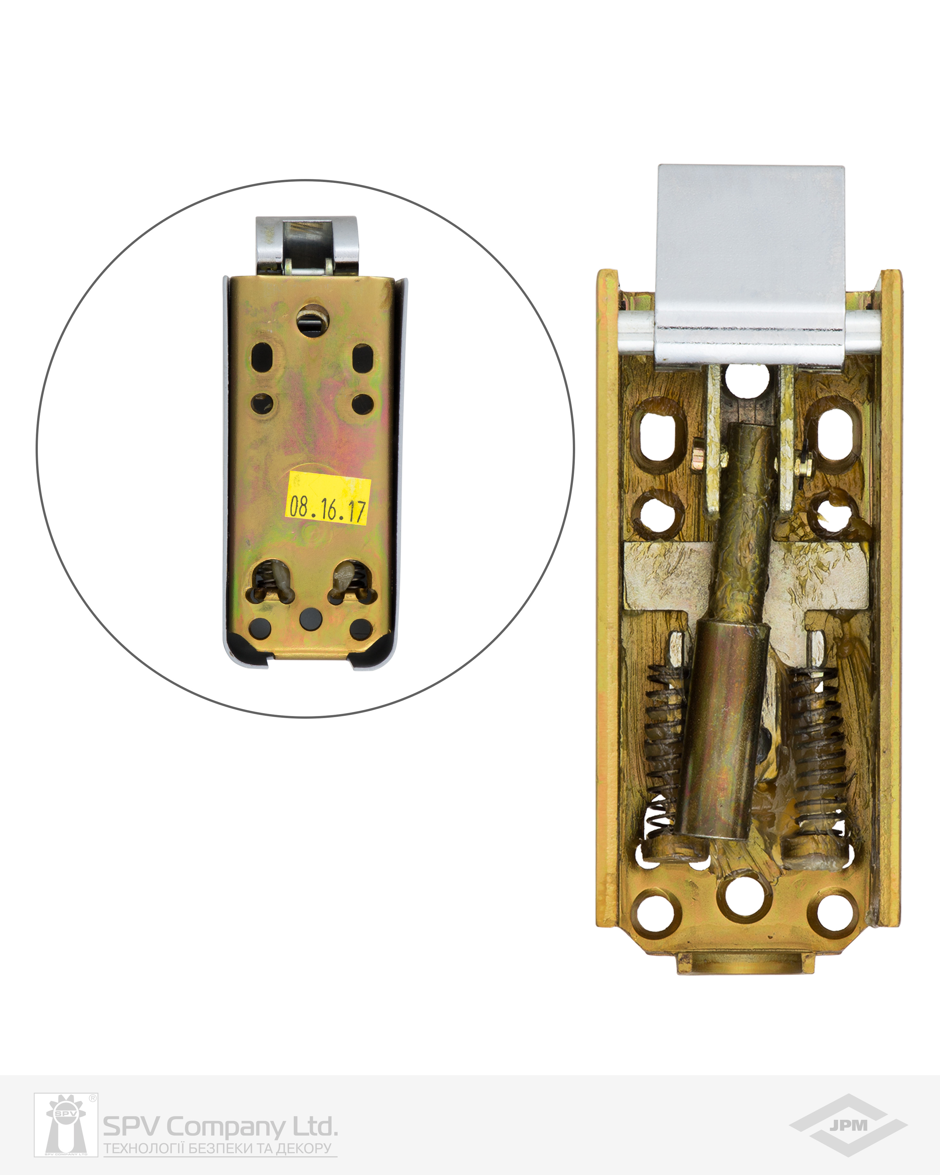 Замок JPM для евакуаційного виходу накладний 890300-01-2-Z 3 Locking P 850мм Cross bar 89 Rim latch — фото 11