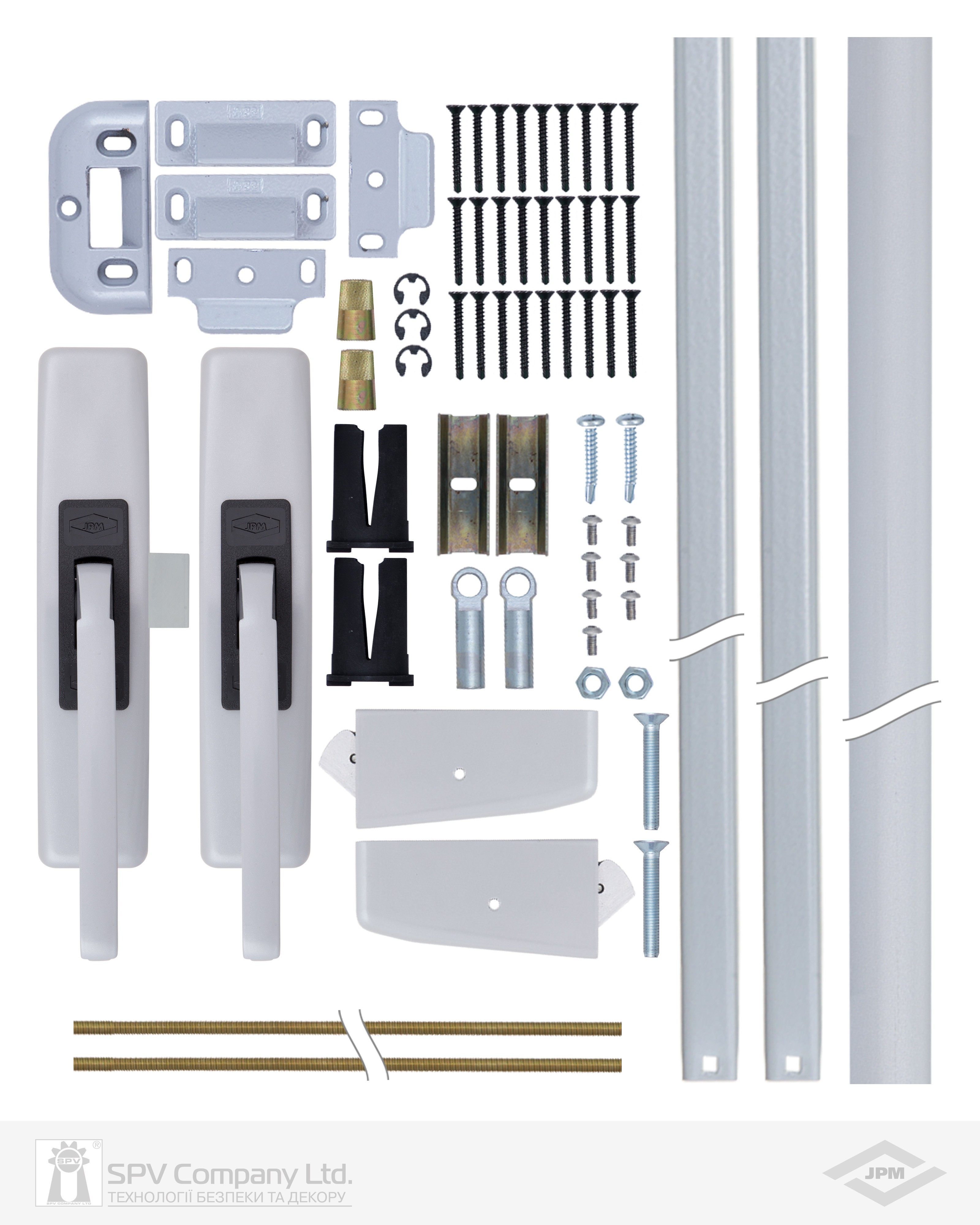 Замок JPM для евакуаційного виходу накладний 890300-01-2-Z 3 Locking P 850мм Cross bar 89 Rim latch — фото 12
